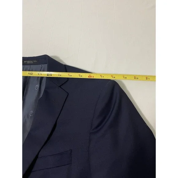 JOHN VARVATOS Bedford Wool Blend Blazer‎ 40R Navy Sport Coat 2 Button